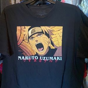 Naruto, extra large T-shirt, black